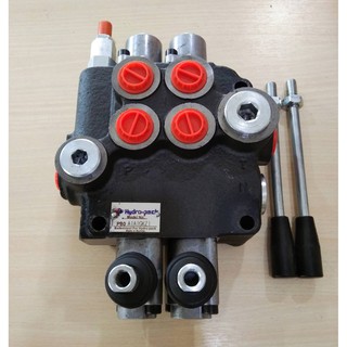 คอนโทรลวาล์ว 2 แกน 80ลิตร control valve 2P80,คอนโทรลรถไถ 2แกน,คอนโทรลรถแทรกเตอร์,คอนโทรลรถเกี่ยวข้าว,คอนโทรลแบบใช้มือโยก