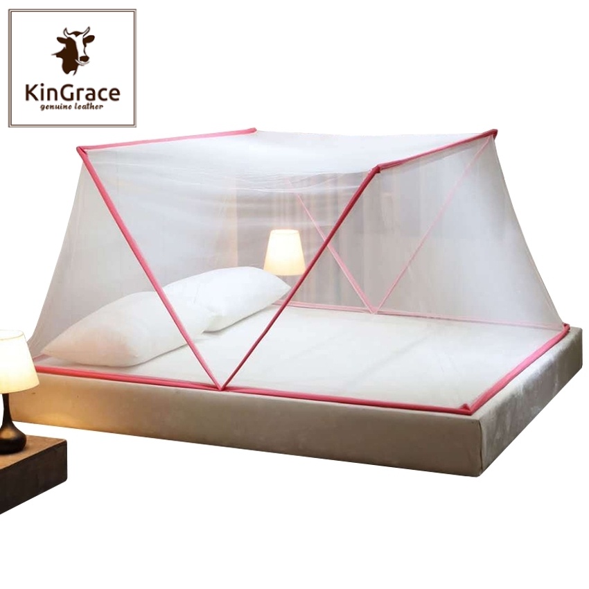 KinGrace-พร้อมส่ง มุ้งกันยุง มุ้งครอบใหญ่ มุ้งครอบกันยุง มุ้งกระโจม มุ้งเต้นท์ มุ้งครอบเด็ก มุ้งนอน เตียงคู่ CL-0209