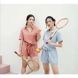 Something apparels Tennis Jumpsuit (สี light blue)​ ไซส์S