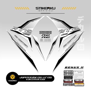 สติกเกอร์ สีพื้น สําหรับรถบังคับ EDITION 2 135 JUPITER MX 135 EXCITER 135 LC 135 STRIPING STICKER STOCK DECAL STICKER Variation 2010-2015 MX135 RC EDITION 2