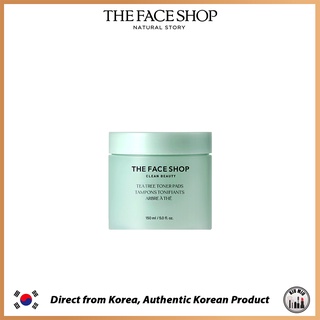 THE FACE SHOP TEA TREE TONER PADS 70-sheet *ORIGINAL KOREA*