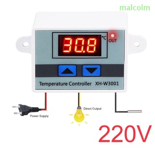 Malcolm Ac110-220V เครื่องควบคุมอุณหภูมิดิจิตอล Led ไมโครคอมพิวเตอร์เทอร์โมมิเตอร์ควบคุมอุณหภูมิ Max 10A