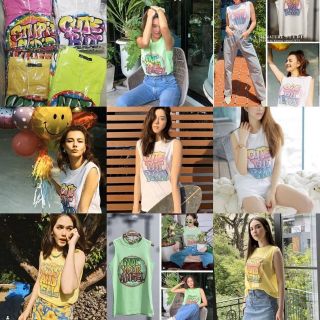 เสื้อ แขนกุด สกรีนลาย