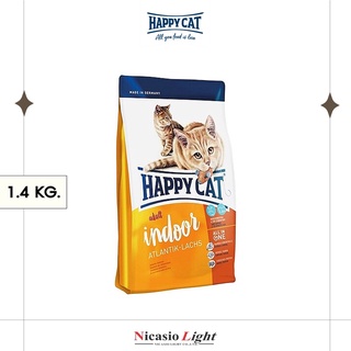 อาหารแมว Happy Cat Adult Indoor-atlantik-lachs 1.4 KG.