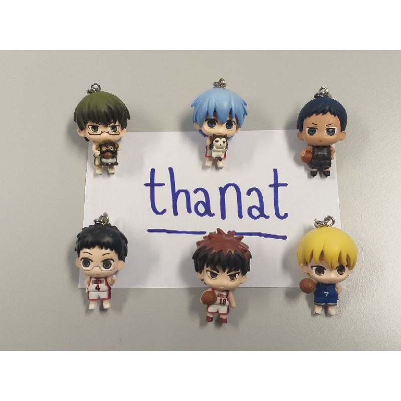 Kuroko no Basket Figurine พวงกุญแจการ์ตูน คุโรโกะโนะบาสเก็ต 6 ตัว