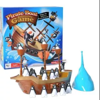 เกมส์นกแพนกวินตกเรือโจรสลัด เกมส์นกเพนกวิน Pirate Boat Balancinggame เรือเพนกวิ้น 1240