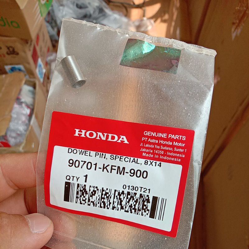 90701 KFM 900 DOWEL, PIN พิเศษ, 8X14 Boss Block Blade Revo Beat Vario 110 Scoopy