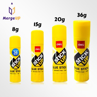 กาวแท่ง เลื่อนไส้ เดลี่ Deli Glue Stick Stick Up No.A200, A201, A202, A203