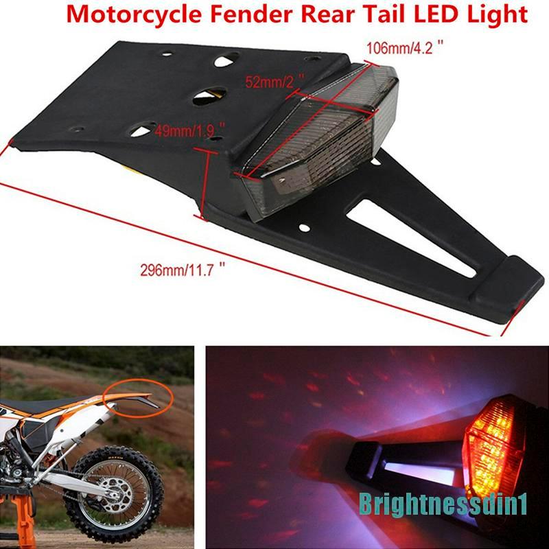 (ความสว่างใน1) ไฟเบรค ไฟท้ายรถจักรยานยนต์ Crf Exc Wrf 250 400 - รูปที่ 5