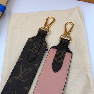 Louis vuitton strap สีชมพู