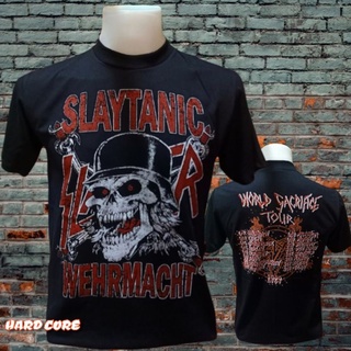 เสื้อวง SLAYTANIC วงร็อคในตำนาน ไม่มีตะเข็บข้าง คอฟิต ป้ายUSA เสื้อวินเทจ เสื้อทัวร์ วงร็อคต่างประเทศ