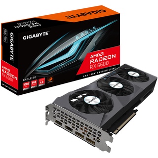 VGA (การ์ดแสดงผล) GIGABYTE Radeon RX 6600 EAGLE 8G GDDR6 ประกัน 3 ปี