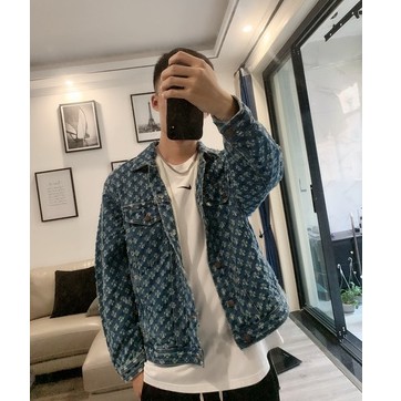 Hole Punch Denim Trucker Jacket ブラウン M | angeloawards.com