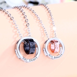 สร้อยคอคู่รัก สร้อยคู่ สร้อยมินิมอล couple necklace สร้อยคอ 1 เซตได้2ชิ้น สุดคุ้ม สร้อยสวยๆ สร้อยคอผู้หญิง สร้อยคู่รัก
