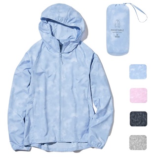 UNIQLO ของแท้ เสื้อฮู้ดกันยูวี พับเก็บได้ / เสื้อกันแดด uniqlo/ เสื้อกันยูวี uniqlo