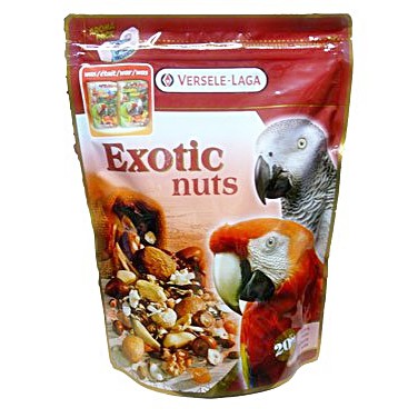 Exotic Nuts อาหารเสริม ขนม ของว่าง ถั่วรวม เกรดA สำหรับนก บรรจุ 750 กรัม