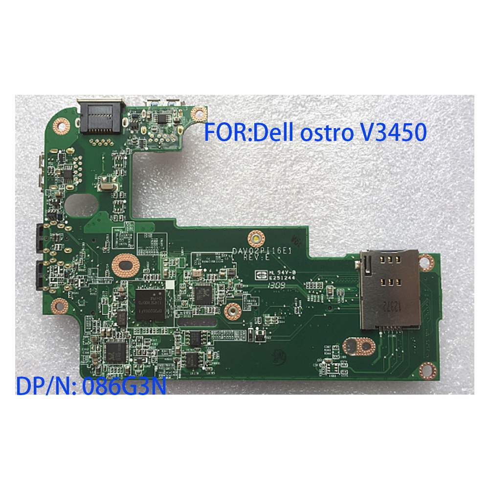 Dell Vostro 3450 เสียง USB Ethernet LAN Board N4110 USB BOARD 86G3N 086G3N CN-086G3N DAV02PI16E0 DAV