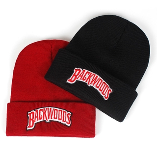 หมวกถักผ้าฝ้ายแฟชั่นฤดูหนาว Beanie Backwoods สําหรับผู้ชายผู้หญิง