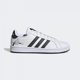 Adidas รองเท้าผ้าใบผู้ชาย Grand Court Base | Cloud White/Carbon/Ray Red ( GW3658 )