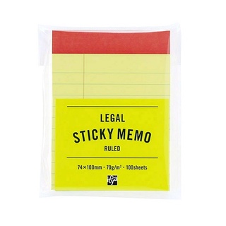 Itoya Legal Sticky Memo Ruled กระดาษโพสท์อิทอิโตย่า ไส้เส้น
