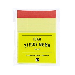 Itoya Legal Sticky Memo Ruled กระดาษโพสท์อิทอิโตย่า ไส้เส้น