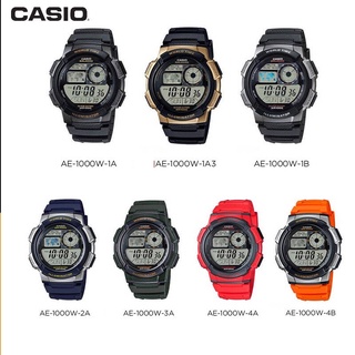 Casioนาฬิกาผู้ชาย สายเรซิน รุ่น AE-1000W ของแท้ 100% ประกันศูนย์ CASIO 1 ปี จากร้าน henghengwatch