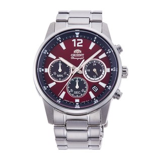 แท้💯% นาฬิกาข้อมือ Orient Sport Quartz, สายเหล็ก รุ่น RA-KV0004R