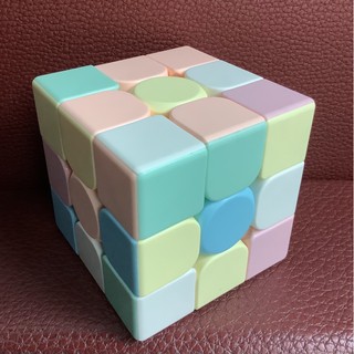 ของพร้อมส่ง Pastel Rubic รูบิค 3x3 ของเล่นฝึกทักษะ รูบิคสีพาสเทล Rubik 3x3 สีพาสเทล MoYu