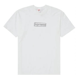 PROSPER - Supreme x KAWS Chalk Logo Tee White