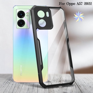 สําหรับ OPPO A57 A56s 2022 ถุงลมนิรภัย เบาะมุม บาง เคสกล้อง ป้องกันเต็มรูปแบบ เคสใส กรอบนิ่ม