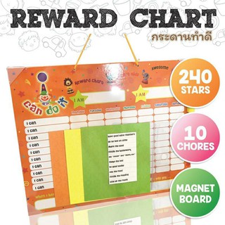 กระดานเด็กดี Rewards Chart กระดานทำความดี 2WINBOOKTOYS