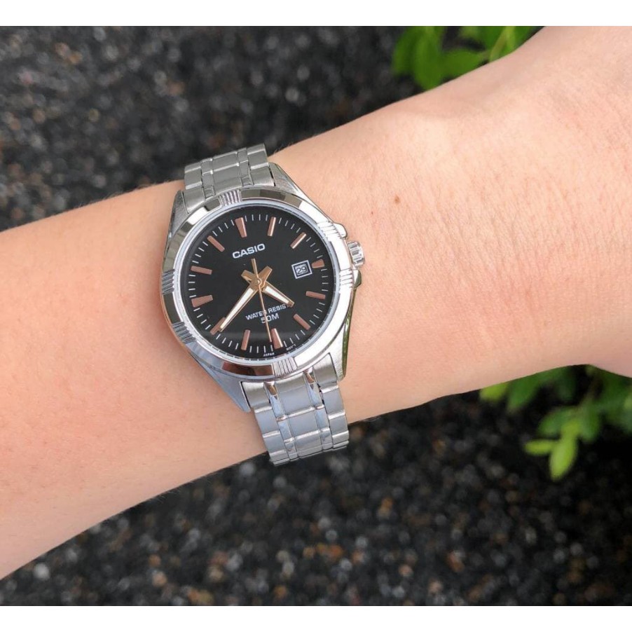casio ของแท้ประกันศูนย์ นาฬิกาคาสิโอ ผู้หญิง รุ่น LTP-1308D / SMILEYTIME ขายแต่ของแท้ ประกันศูนย์cmg/c-thong