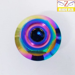 น็อตอุดน้ำมันเครื่อง DRA ขนาดเส้นผ่าศูนย์กลาง 15 mm สีรุ้ง