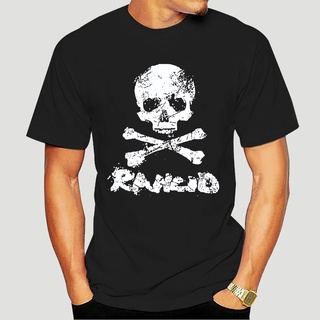 เสื้อยืดแขนสั้น ผ้าฝ้าย พิมพ์ลายหัวกะโหลก Rancid Priyatna สําหรับผู้ชาย 4866A