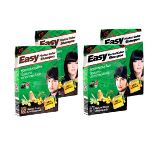 โปรโมชั่น : โฉมใหม่ แคริ่ง แชมพูย้อมผม อีซี่ Easy 30 มล. ปิดผมขาว สุ่มกล่องชญ สูตรเดียวกัน