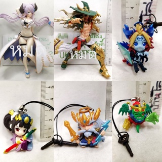 (แท้/มือ2) Puzzle and Dragons Figure Collection Vol.3 Shining Lance Wielder - Odin พวงกุญแจ