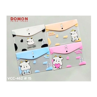 [♥สินค้าพร้อมส่ง♥]แฟ้มกระดุมลายการ์ตูน สีพาสเทลน่ารัก [PP-WJD301-30152] เหมาะกับนักเรียน♥