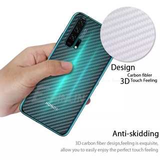 ฟิล์มกันรอยหลัง ฟิล์มหลังเครื่อง ฟิล์มหลัง ลายเคฟล่า Huawei Y9 2019 Nova5T Nova3i Y7Pro2019 Y7A P30 P30Lite