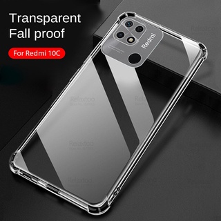 Redme 10C Cease Transparent Soft Back Phone Cover For Xiaomi Redmi 10C RedmiRdmi 10 C Redmi10C Camera Shockproof Bumper Fundas