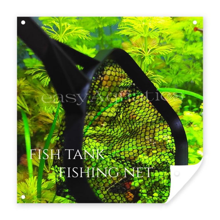 ** **Aquatics Long Handle Fish Tank Fishing net พิพิธภัณฑ์สัตว์น้ํา 鱼网