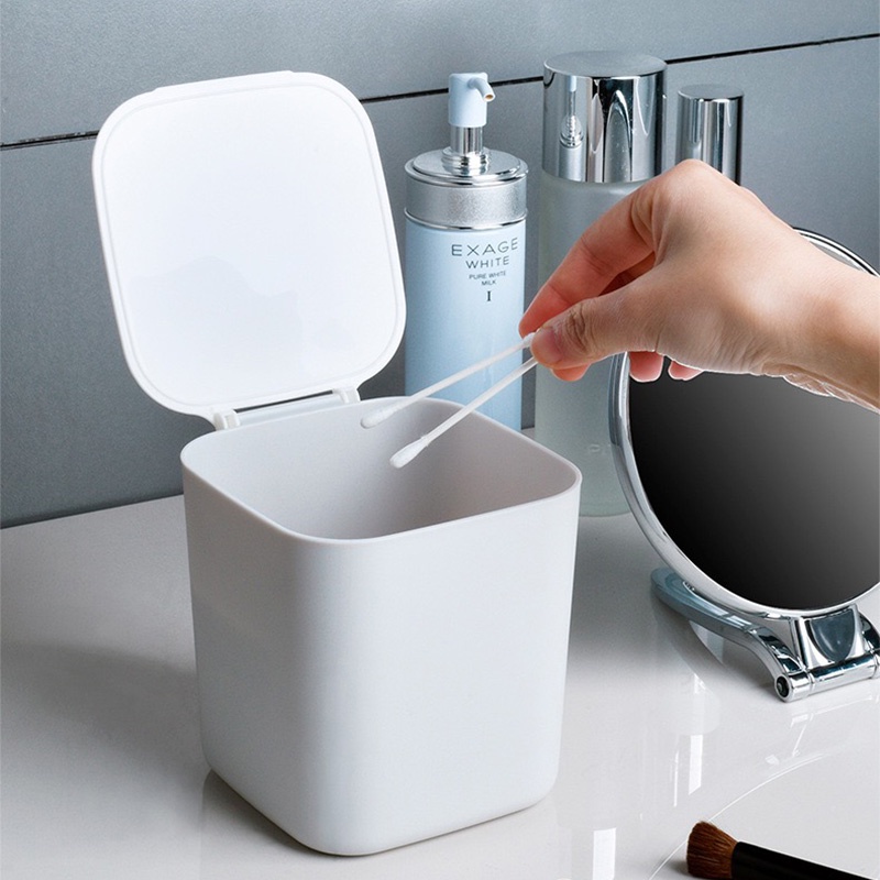 Goody Home ถังขยะพร้อมฝาปิดขนาดเล็ก แบบตั้งโต๊ะ หรือใช่ในรถทั่ว ๆ ไป - รูปที่ 5