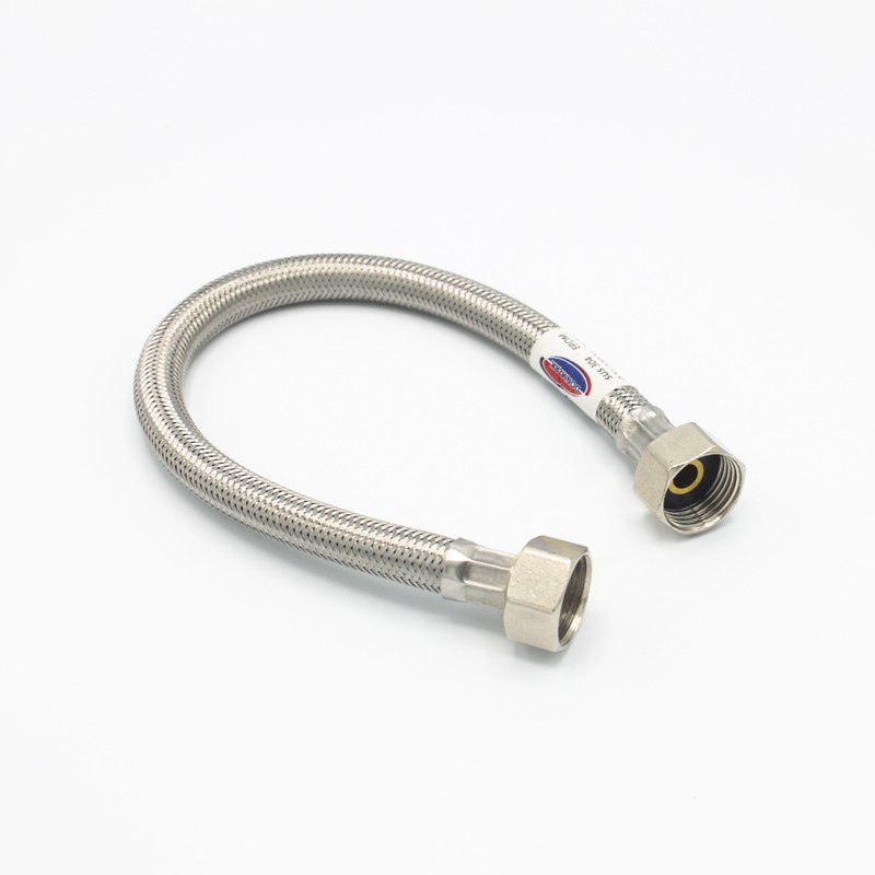 DONMARK สายต่อก๊อกอ่างก๊อกซิงค์ สายน้ำดื่ม สายน้ำดีถักสแตนเลส ทนความร้อน  ขนาด 1/2