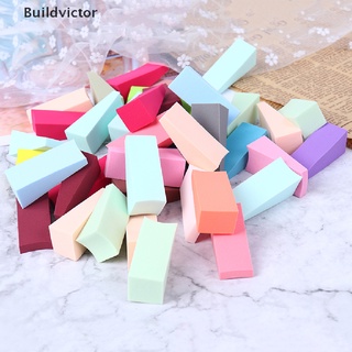 【Buildvictor】พัฟฟองน้ําแต่งหน้า ทรงสามเหลี่ยม แบบนิ่ม 50 ชิ้น