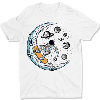 เสื้อผ้าผช☇☂✇(zhae)GG Clothing Astronaut Skateboarding Moon Sublimation Graph เสื้อผ้า ผู้หญิง เสื้อผ้าS-5XL