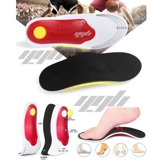 YGB แผ่นรองเท้าแบน (1คู่) แผ่นรองเท้า เพื่อสุขภาพ เสริมอุ้งเท้า (Orthotic Arch Support) เท้าแบน