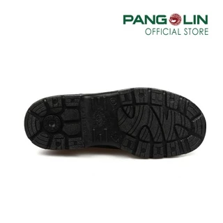 PANGOLIN (แพงโกลิน) รองเท้าเซฟตี้ รองเท้านิรภัย สีดำ หุ้มส้น รุ่น 0201U พื้น PU เสริมเส้นใยสังเคราะห์คอมโพสิต