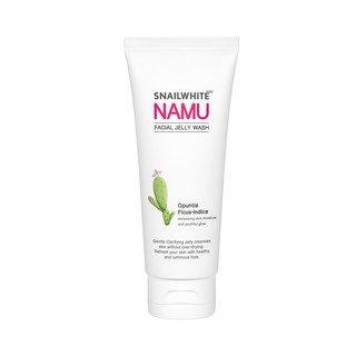 SNAILWHITE NAMU FACIAL JELLY WASH 100 ml.สเนลไวท์ นามุ เฟเชียล เจลลี่ วอช 100 มล. (หลอด)