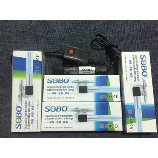 SOBO T5-UV5W หลอด UV 5w หลอดยูวี ฆ่าเชื้อ ลดตะไคร้น้ำ สำหรับตู้ปลา บ่อปลา