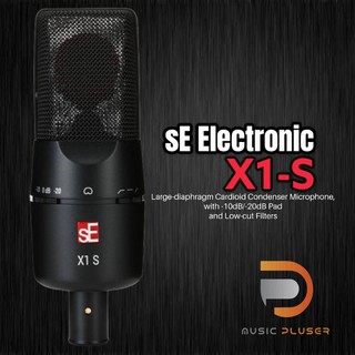 SE Electronic X1S Studio Condenser ไมค์โครโฟนคอนเดนเซอร์สำหรับบันทึกเสียง รูปแบบรับเสียง Cardioid  ปรับ-10dB/-20dBได้