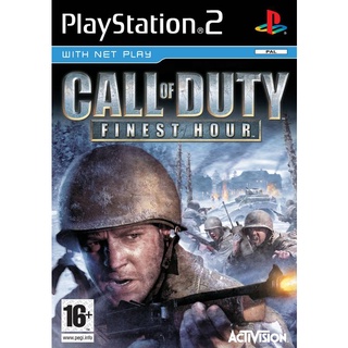 แผ่นเกมส์PS2 Call of Duty: Finest Hour (Europe) PS2 แผ่นเพล2 แผ่นplay2